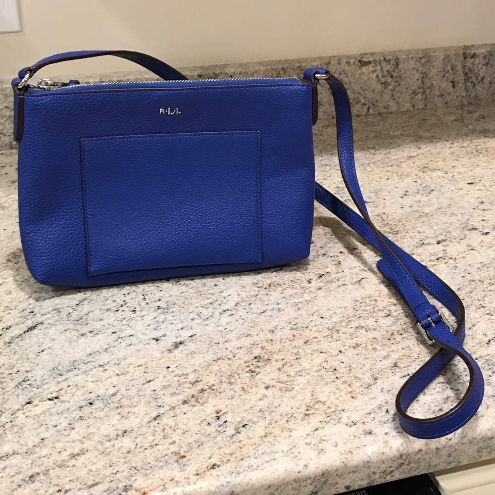 Ralph Lauren blue crossbody bag